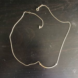 Tiffany and Co Gold Smile Necklace